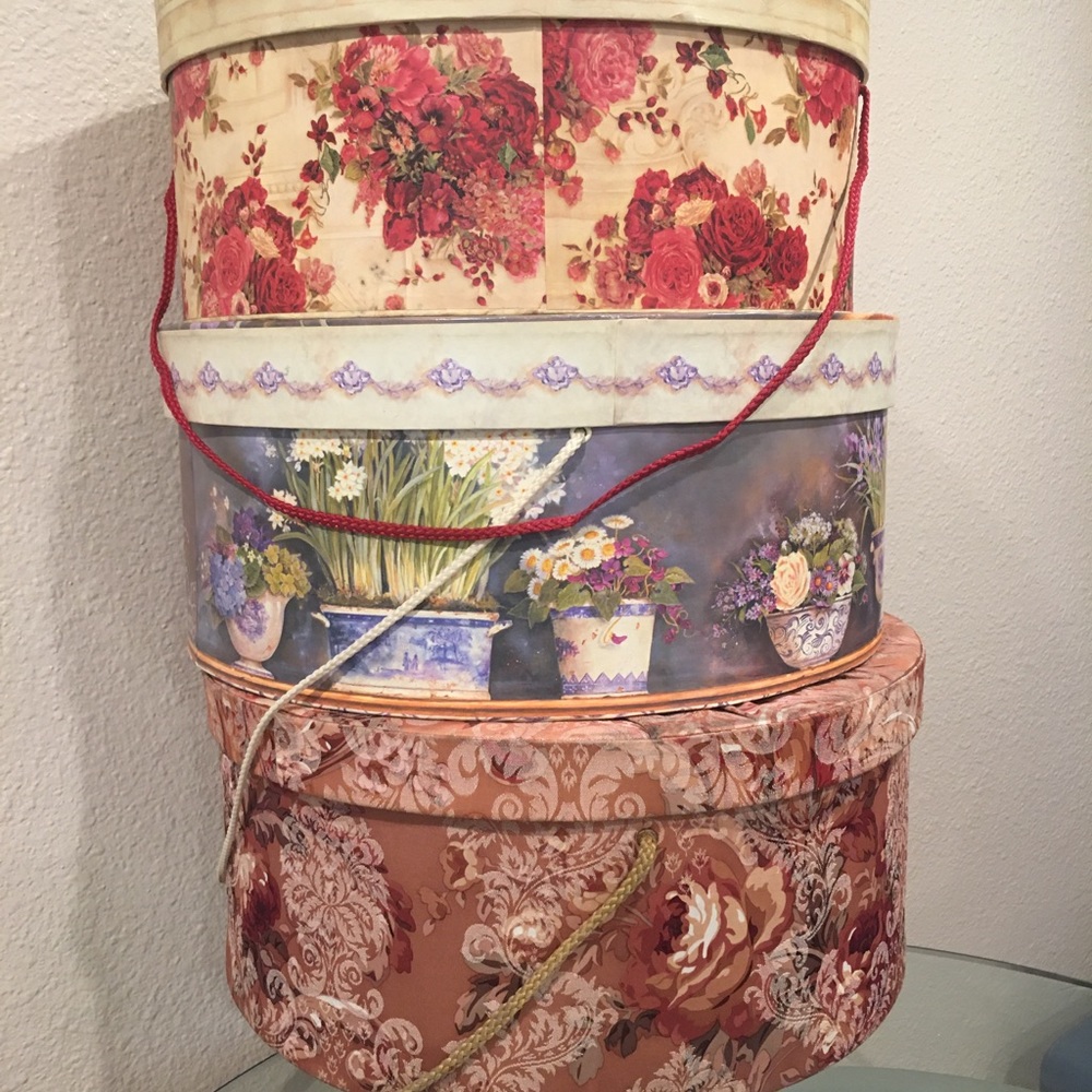 Vintage Hat Boxes